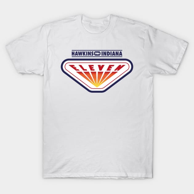 Eleven Arcade - Hawkins Indiana - Stranger Things T-Shirt by RetroReview